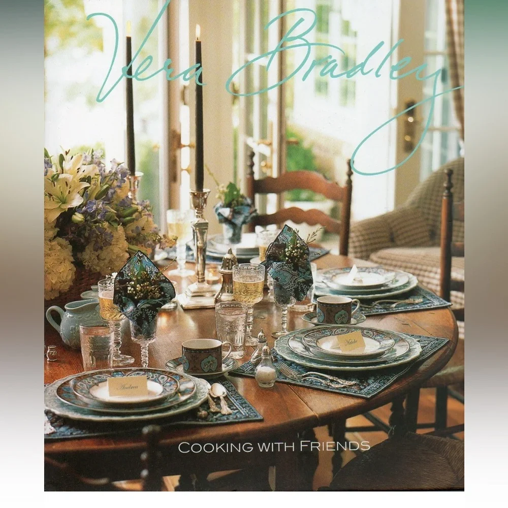 Vera Bradley Cooking With Friends Cookbook Hardcover